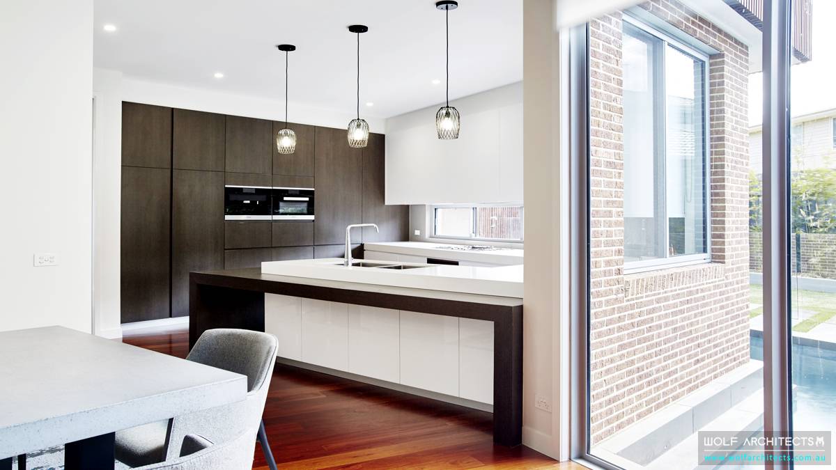 Modern angular kitchen